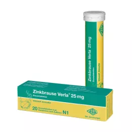 ZINKBRAUSE Verla 25 mg αναβράζοντα δισκία, 20 τεμ