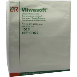 VLIWASOFT Μη υφασμένες κομπρέσες 10x20 cm μη αποστειρωμένες 6λ., 100 τεμ
