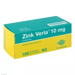 ZINK VERLA 10 mg επικαλυμμένα με λεπτό υμένιο δισκία, 100 τεμ