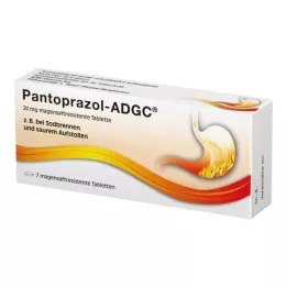 PANTOPRAZOL ADGC 20 mg γαστροανθεκτικά δισκία, 7 τεμ