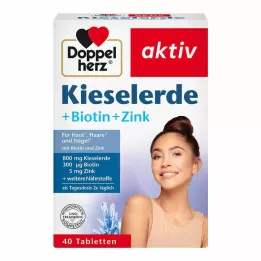 DOPPELHERZ Δισκία Silica+Biotin+Zinc, 40 τεμ