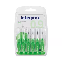 INTERPROX μικροπράσινη κυψέλη μεσοδόντιου βουρτσίσματος, 6 τεμ