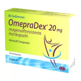 OMEPRADEX 20 mg γαστροανθεκτικές σκληρές κάψουλες, 14 τεμ