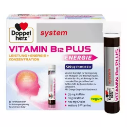 DOPPELHERZ Φύσιγγες πόσιμου συστήματος Vitamin B12 Plus, 30X25 ml