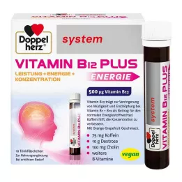 DOPPELHERZ Φύσιγγες πόσιμου συστήματος Vitamin B12 Plus, 10X25 ml