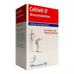 CALCIVIT Αναβράζοντα δισκία D, 120 τεμ