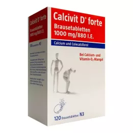 CALCIVIT Αναβράζοντα δισκία D forte, 120 τεμ