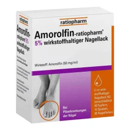 βερνίκι νυχιώνAMOROLFIN-ratiopharm 5% ενεργού συστατικού, 5 ml