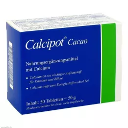 CALCIPOT Μασώμενες ταμπλέτες κακάο, 50 τεμ