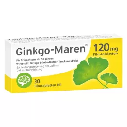 GINKGO-MAREN 120 mg επικαλυμμένα με λεπτό υμένιο δισκία, 30 τεμ