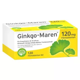 GINKGO-MAREN 120 mg επικαλυμμένα με λεπτό υμένιο δισκία, 120 τεμ