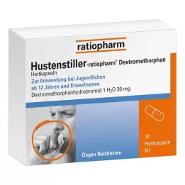 HUSTENSTILLER-κάψουλες ratiopharm Dextromethorphan, 10 τεμ