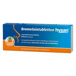 BROMELAIN TABLETTEN γαστροανθεκτικά δισκία hysan, 20 τεμ
