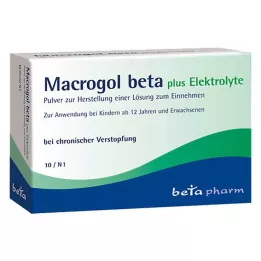 MACROGOL beta plus electrolytes σκόνη για χορήγηση από το στόμα, 10 τεμ