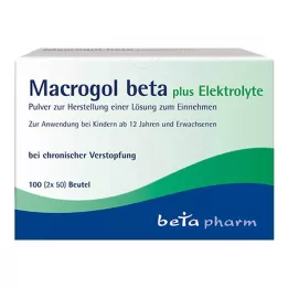 MACROGOL beta plus electrolytes σκόνη για χορήγηση από το στόμα, 100 τεμ