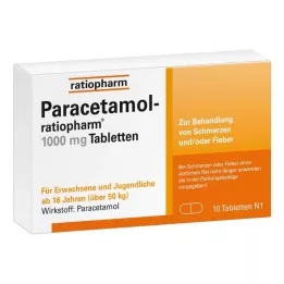 PARACETAMOL-ratiopharm 1.000 mg δισκία, 10 τεμ