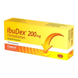 IBUDEX 200 mg επικαλυμμένα με λεπτό υμένιο δισκία, 10 τεμ