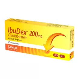 IBUDEX 200 mg επικαλυμμένα με λεπτό υμένιο δισκία, 20 τεμ