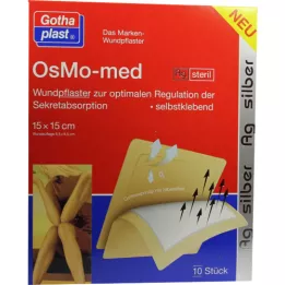 OSMO MED AG Πληγή σοβάς αποστειρωμένος 15x15 cm, 10 τεμ