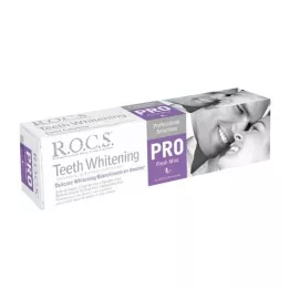 ROCS PRO απαλή λευκαντική οδοντόκρεμα φρέσκιας μέντας, 135 γρ