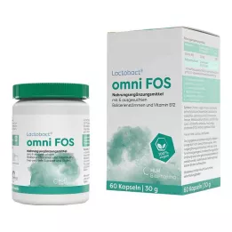 LACTOBACT omni FOS γαστροανθεκτικές κάψουλες, 60 τεμ