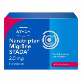NARATRIPTAN Ημικρανία STADA 2,5 mg επικαλυμμένα με λεπτό υμένιο δισκία, 2 τεμ