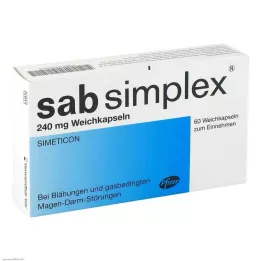 SAB simplex 240 mg μαλακές κάψουλες, 60 τεμ
