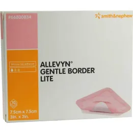 Επίδεσμος αφρού Allevyn Gentle Border Lite 7,5x7,5 cm, 10 τεμ