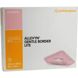 Επίδεσμος αφρού Allevyn Gentle Border Lite 10x10 cm, 10 τμχ