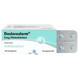 Desloraderm 5 mg επικαλυμμένα με λεπτό υμένιο δισκία, 100 τεμ
