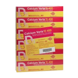CALCIUM VERLA D 400 αναβράζοντα δισκία, 120 τεμ