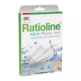 RATIOLINE aqua shower σοβάς Plus 10x15 cm αποστειρωμένος, 5 τεμ