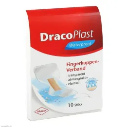 Αδιάβροχοι σοβάδες δακτύλων Dracoplast, 10 τεμ