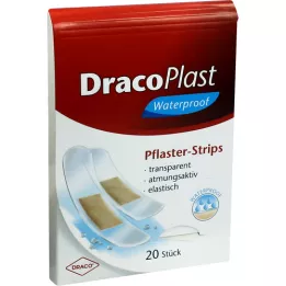 DRACOPLAST αδιάβροχες λωρίδες γύψου ποικίλες, 20 τεμάχια