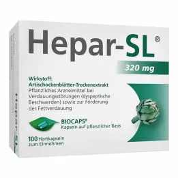 HEPAR-SL 320 mg σκληρές κάψουλες, 100 τεμ