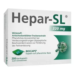 HEPAR-SL 320 mg σκληρές κάψουλες, 200 τεμ