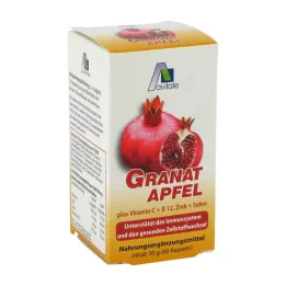 GRANATAPFEL 500 mg συν Vit.C+B12+Zinc+Selenium καψάκια, 60 τεμ