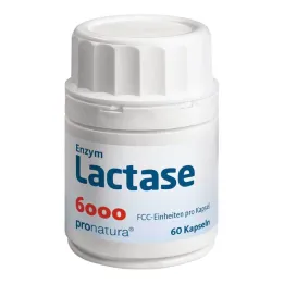 Lactase 6000 FCC κάψουλες, 60 τεμ