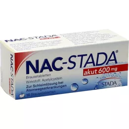 NAC STADA οξεία αναβράζοντα δισκία 600 mg, 10 τεμ
