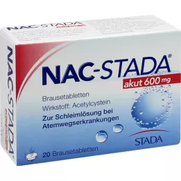 NAC STADA οξεία αναβράζοντα δισκία 600 mg, 20 τεμ