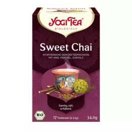 YOGI TEA Σακούλες βιολογικού φίλτρου Sweet Chai, 17X2,0 γρ
