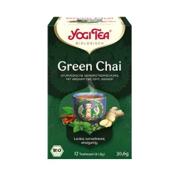 YOGI TEA Σακούλες βιολογικού φίλτρου Green Chai, 17X1,8 γρ