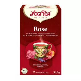 YOGI TEA Rose Bio Filter Bags, 17X2,0 g