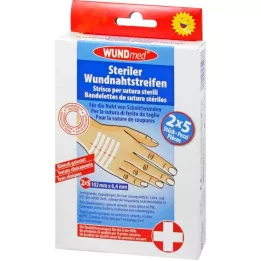 WUNDNAHTSTREIFEN 6,4x102 mm, 2X5 τεμ