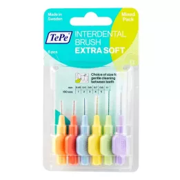 TEPE Μεσοδόντιο βουρτσάκι x-soft mixed, 6 τεμ