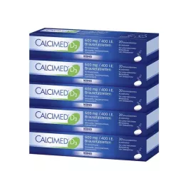CALCIMED D3 600 mg/400 I.E αναβράζοντα δισκία, 100 τεμ