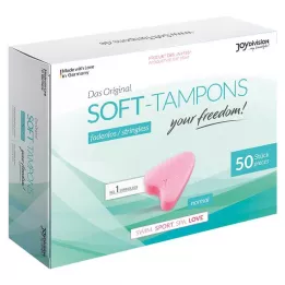 SOFT TAMPONS κανονικό, 50 τεμάχια