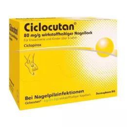 CICLOCUTAN 80 mg/g ενεργού συστατικού βερνίκι νυχιών, 6 g