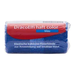 Επίδεσμος στερέωσης χρώματος Dracoelfi 4mx6cm μπλε, 1 τεμ
