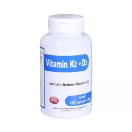 VITAMIN Κάψουλες K2+D3 Berco, 120 τεμ